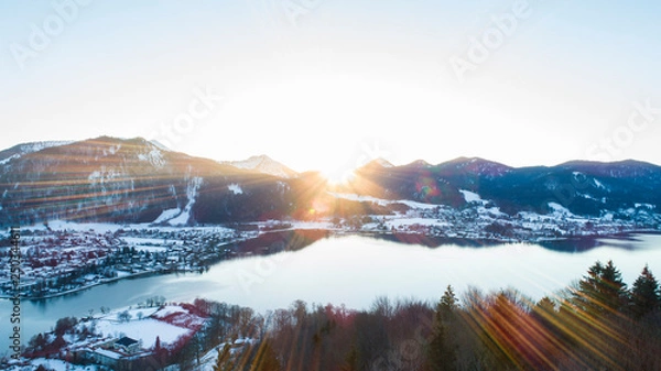 Obraz Aerial Tegernsee 