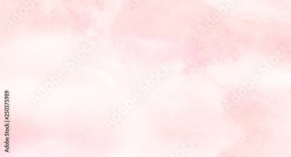 Fototapeta Streszczenie aquarelle odcienie magenta ilustracja. Płótno akwarela do kreatywnego projektowania grunge, vintage karty, szablony retro. Miękkie pastelowe różowe tło akwarela malowane na białej fakturze papieru