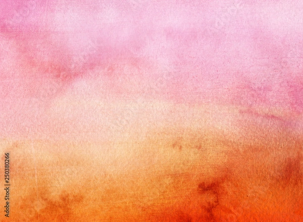 Fototapeta Sky watercolor concept for artistic background or texture