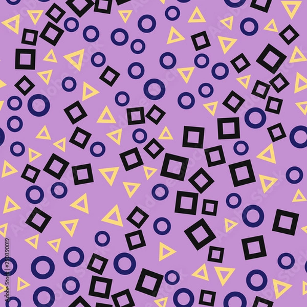 Fototapeta Seamless vector EPS 10 pattern. Abstract geometric pattern. 