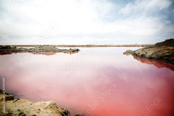 Obraz Pink Lake, Namibia Africa