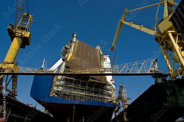 Obraz Ship in the dock
