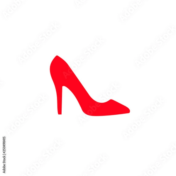 Obraz Women's shoe icon