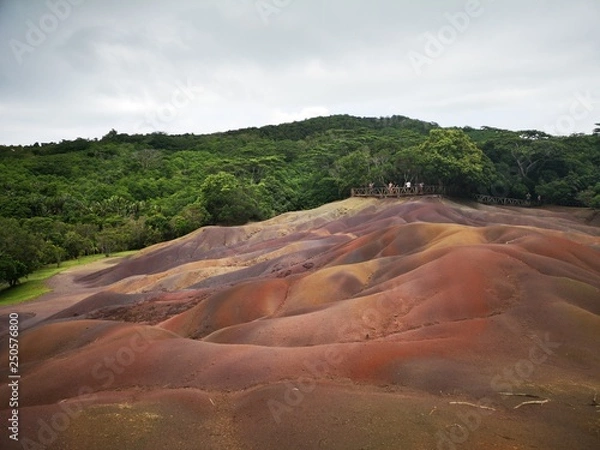 Obraz Siebenfarbige Erde Chamarel Mauritius