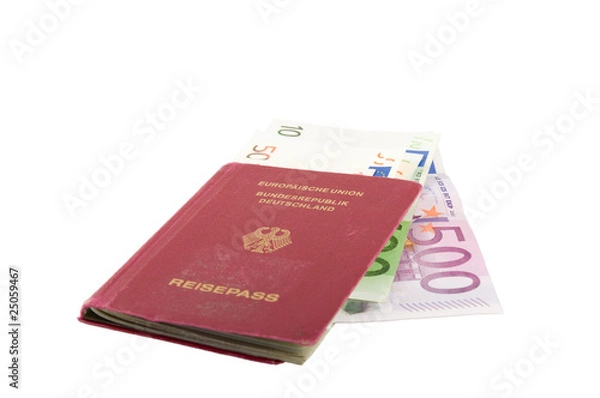 Obraz Reisepass und Geld