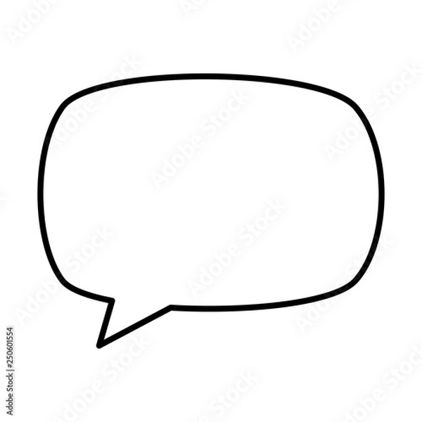 Fototapeta speech bubble message icon