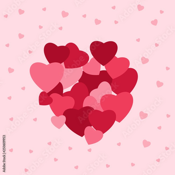 Obraz valentine background simple, very easy to use all media