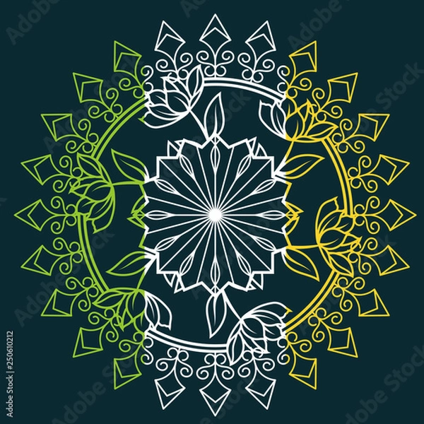 Obraz vintage ornament background, Logo is ideal for Elite brands, classy invitations, weddings, formal proposals