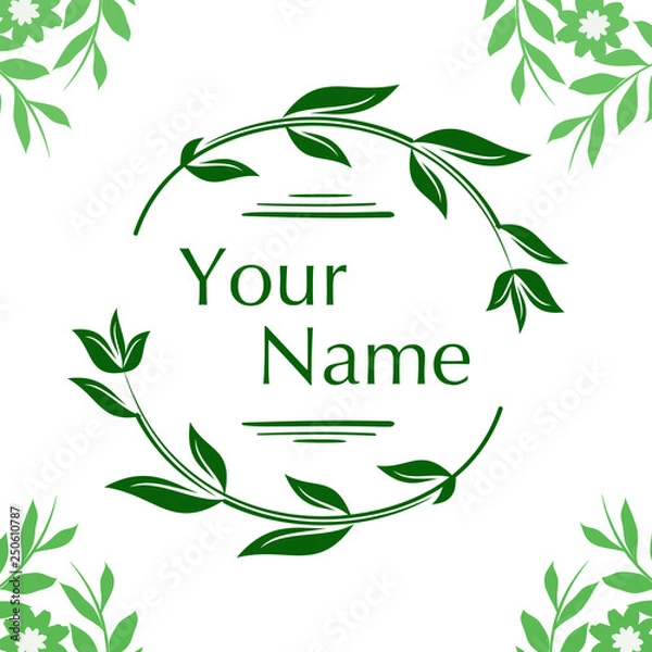 Obraz natural background with flower concept, easy to use on all media