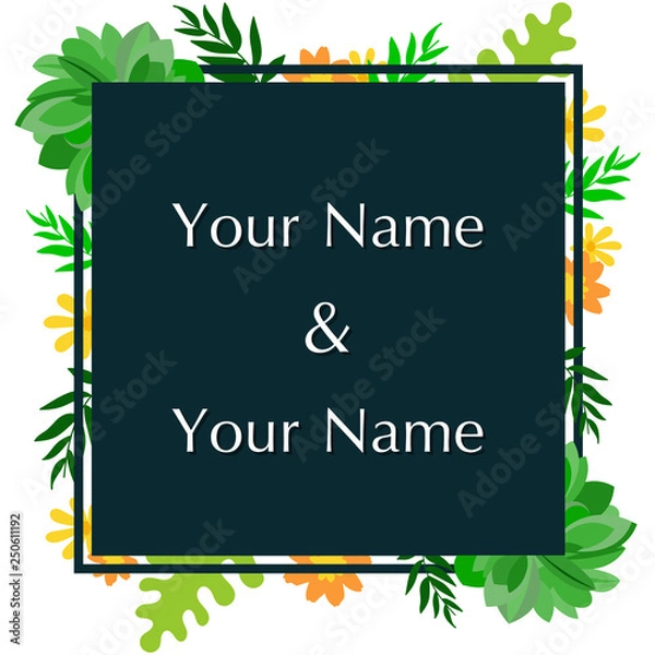 Obraz natural background with flower concept, easy to use on all media