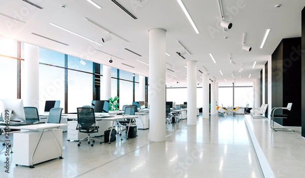 Fototapeta 3D Modern Office Render
