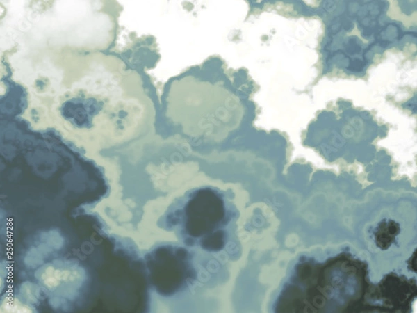Fototapeta Abstract beautiful sky. 3D illustration, computer-generated fractal