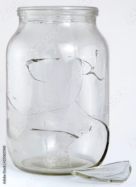 Obraz one glass jar shard