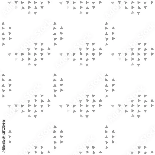 Obraz Abstract seamless pattern background with multi-colored varied triangles.