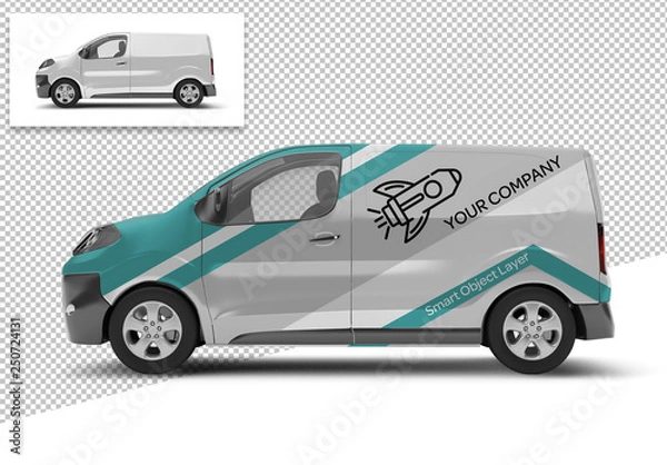 Obraz Strona makiety Van