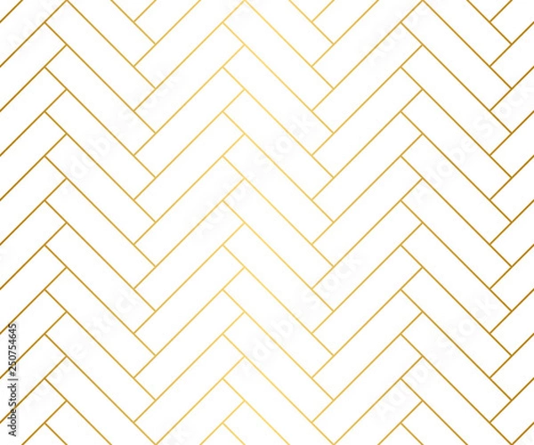 Obraz Seamless herringbone vector pattern
