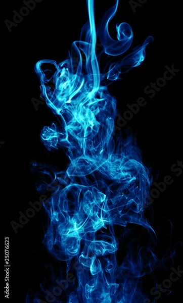 Fototapeta Abstract background of beautiful color smoke waves.