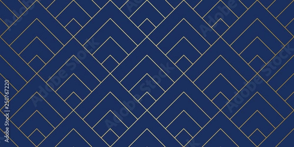 Obraz Geometric squares seamless pattern