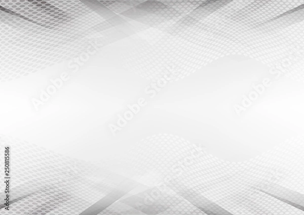 Fototapeta Minimalistic curve rounded design, creative concept, modern diagonal abstract background Geometric element. Blue,yellow and red diagonal lines & triangles. vector-stock illustration