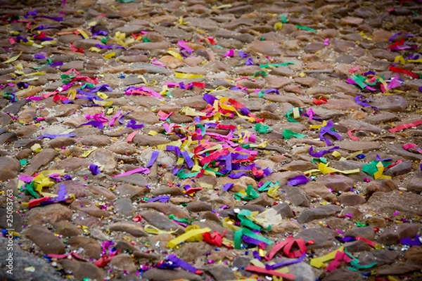 Obraz Confeti tras la fiesta