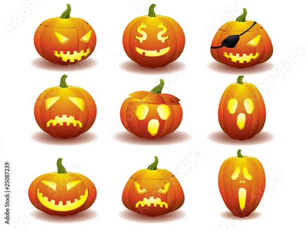 Obraz Halloween pumpkins