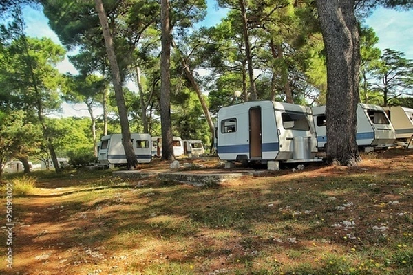 Obraz verlassener Campingplatz