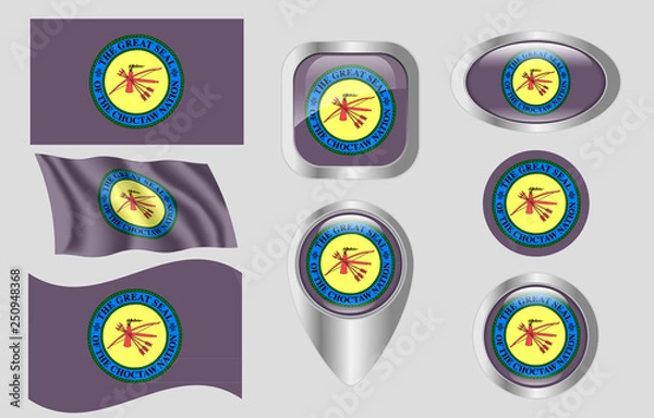 Fototapeta Flag of the Choctaw