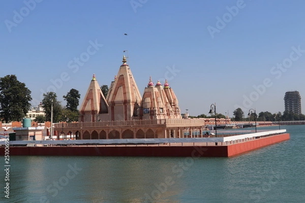 Obraz Hindu Temple in Kurukshetra, The land of Mahabharata