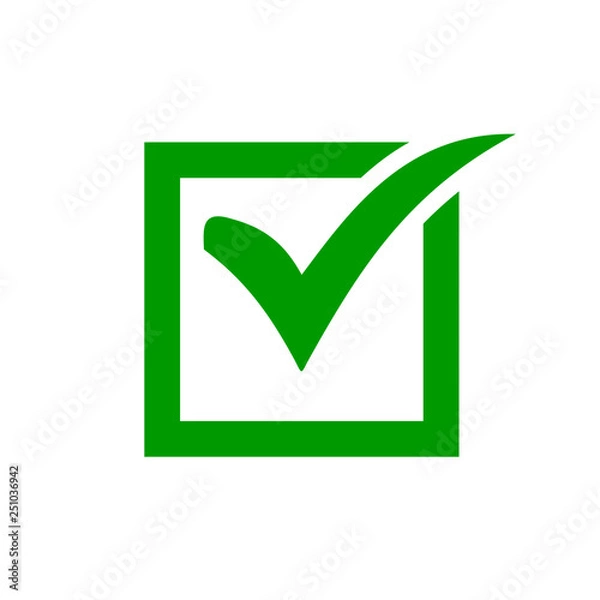 Fototapeta check icon vector. check mark icon. check list button icon