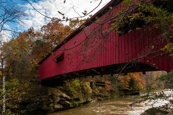 Obraz Covered bridge