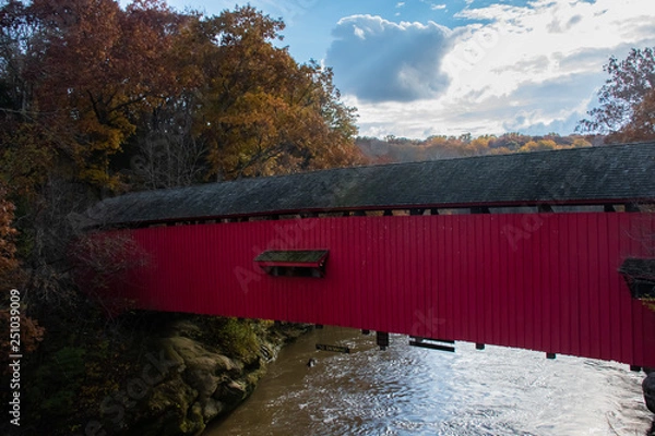 Obraz Covered bridge