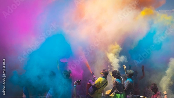 Obraz Holi Run