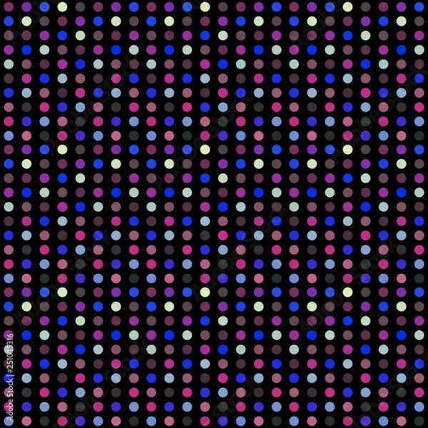 Fototapeta Seamless abstract pattern background with a variety of colored circles.