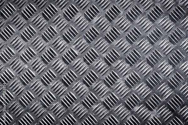 Obraz Metal floor plate with diamond pattern texture