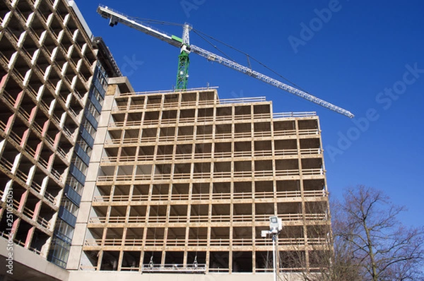 Obraz Abandoned office building