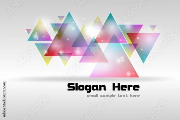 Obraz Triangle Background