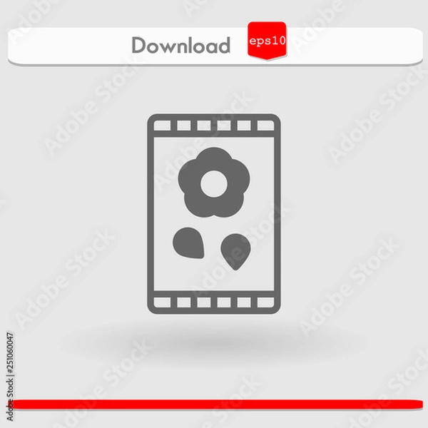 Fototapeta seeds vector icon