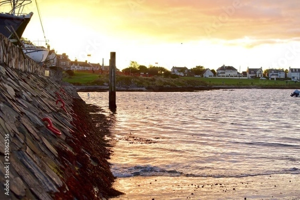 Obraz sunset on the river