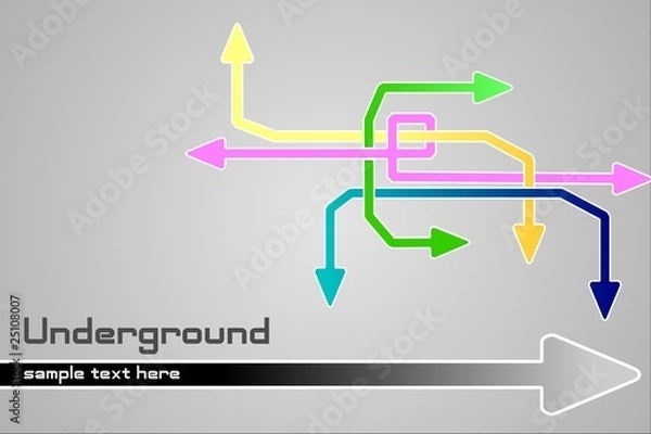 Obraz Underground Wallpaper