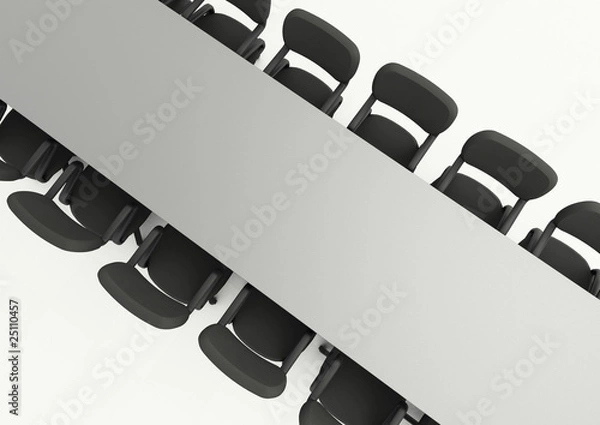 Fototapeta 3D Negotiating table