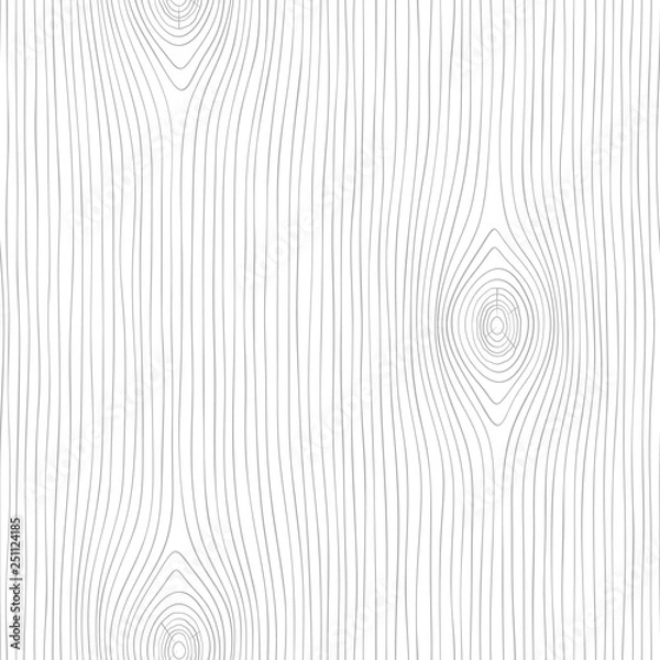 Fototapeta Seamless wooden pattern. Wood grain texture. Dense lines. Abstract background. Vector illustration