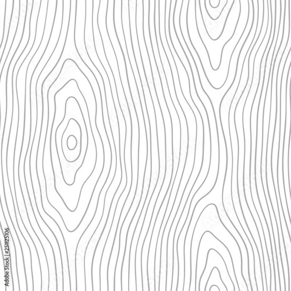 Fototapeta Seamless wooden pattern. Wood grain texture. Dense lines. Abstract background. Vector illustration