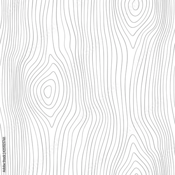 Fototapeta Seamless wooden pattern. Wood grain texture. Dense lines. Abstract background. Vector illustration