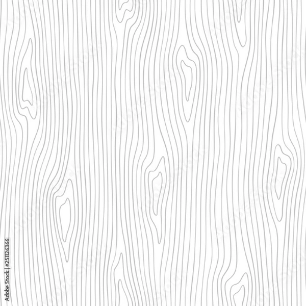 Fototapeta Seamless wooden pattern. Wood grain texture. Dense lines. Abstract background. Vector illustration