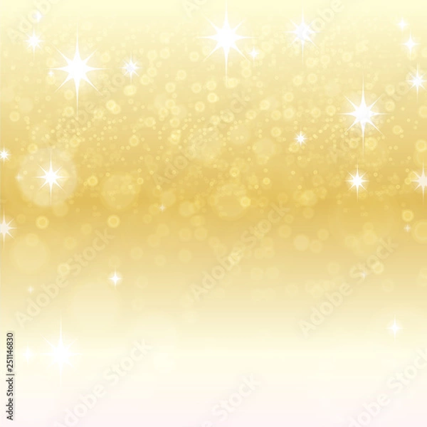 Obraz ホログラム　キラキラ　背景 金