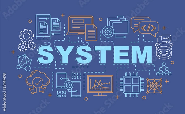 Fototapeta Computing word concepts banner