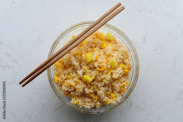 Obraz Fried rice with pineapple