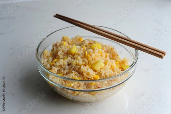 Obraz Fried rice with pineapple