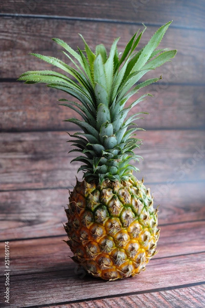 Obraz A nice pineapple on the board