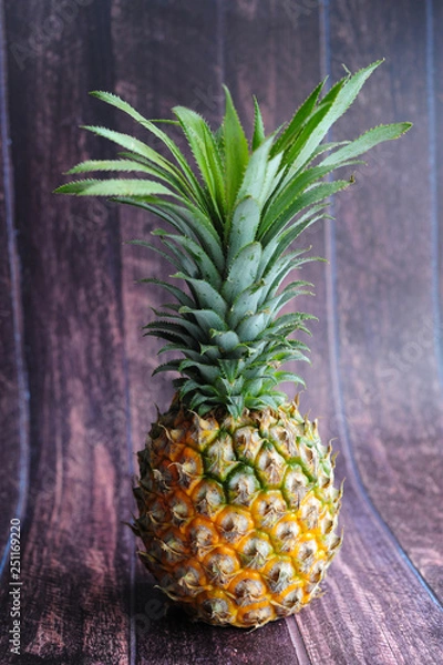Obraz A nice pineapple on the board